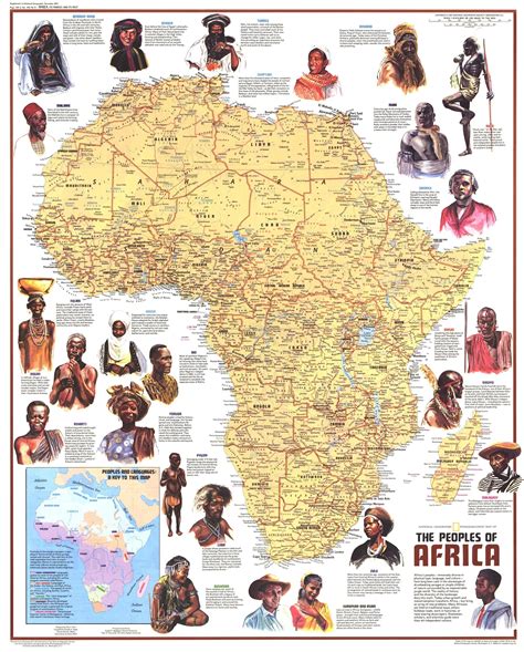 Map That Includes Some Of The More Prominent Ethnic Groups Living In
