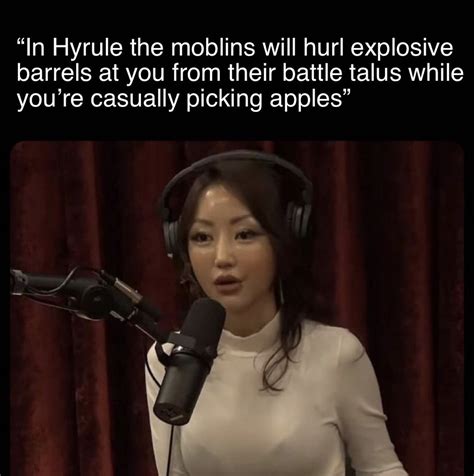 Yeonmi Park "Hyrule" meme | Yeonmi Park on Joe Rogan Parodies | Know
