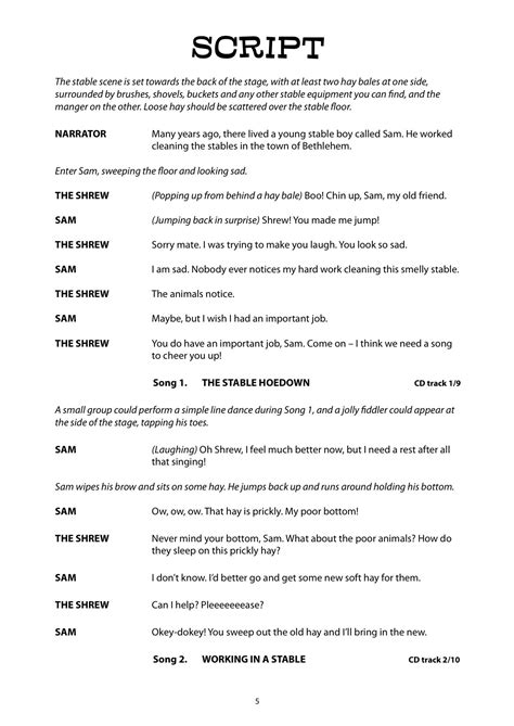 Free Printable Play Scripts For Elementary Students Printable Templates