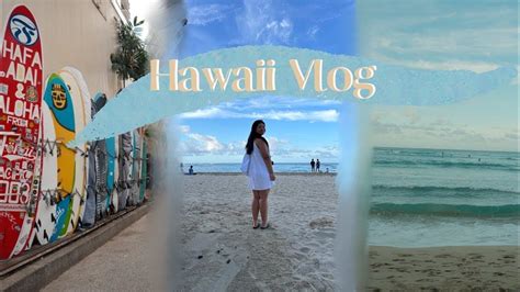 Solo Travel Diaries Hawaii Vlog Layover In Waikiki What I Ate