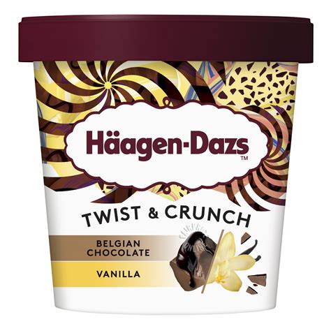 Haagen Dazs Twist And Crunch Icecream Belgian Chocolate And Vanilla Ntuc