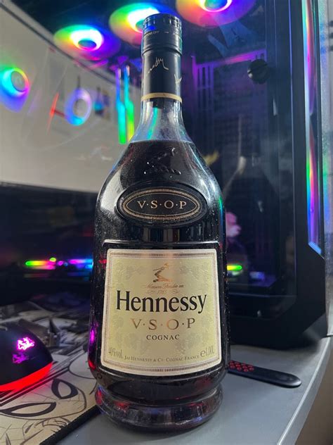 hennessy vsop cognac 1 litre food and drinks alcoholic beverages on carousell
