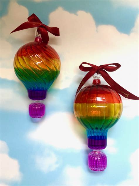 Balloon Ornament Diagonal Rainbow Artifactually