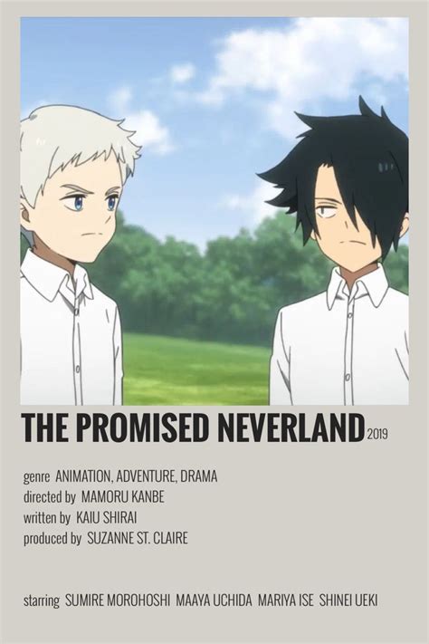 The Promised Neverland Poster Anime Printables Film Posters