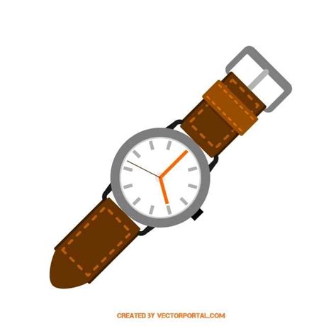 Classic Wrist Watch Royalty Free Stock Svg Vector And Clip Art
