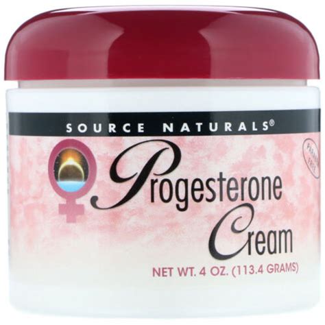 Source Naturals Progesterone Cream 4 Oz 1134 G 21078011705 Ebay