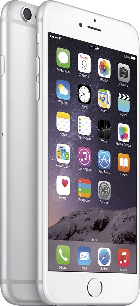 Best Buy Apple Iphone 6 Plus 64gb Silver Mgav2lla