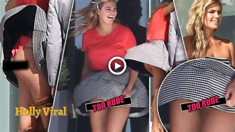 The New Marilyn Monroe Kate Upton Flashes Thong In Skirt Mishap Holly Viral
