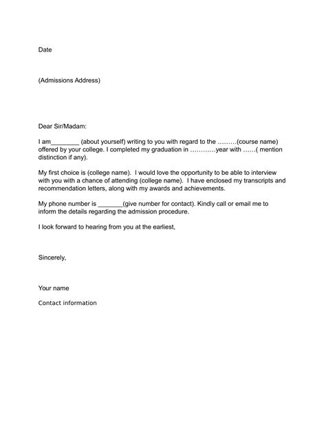 Letter of application for seaman sample? Application Letter Cancellation Admission College ...