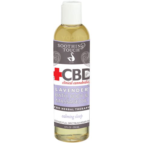 Cbd Lavender Massage Oil 8 Oz 3012050 Soothing Touch 314101 08 Massage Oils Lotions