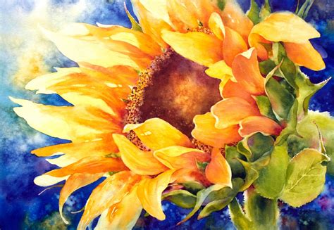Susan Crouch Summers Gift Sunflower Painting Sunflower Art