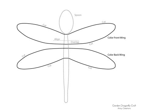 Printable Dragonfly Wings Template