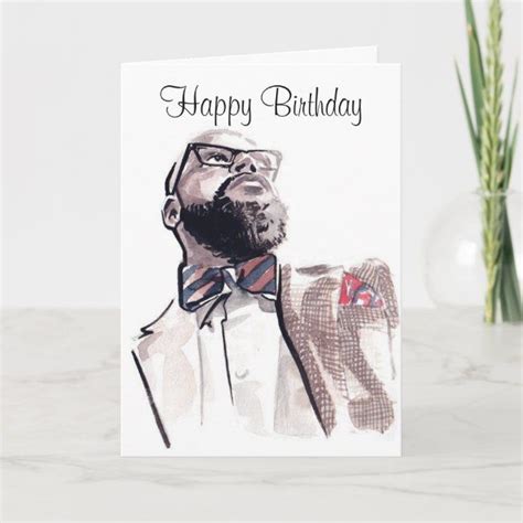 African American Male Birthday Card In 2021 Happy Birthday African American