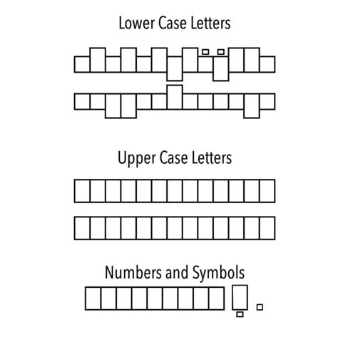 Letter Box Font Create Your Own Word Shape Puzzles Strabismus Solutions
