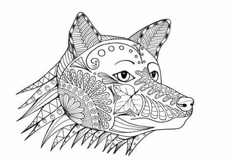 We've brought some selected pictures that you really like. Fox-a-Hunting Adult Coloring Page | FaveCrafts.com