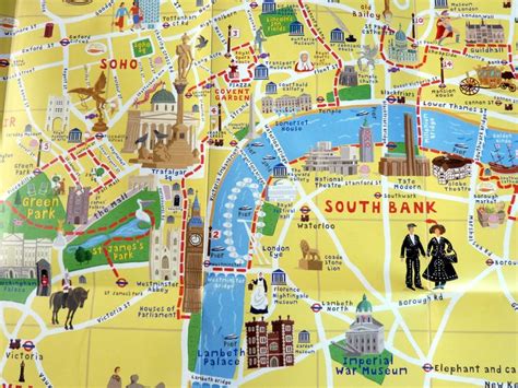 London London Attractions London Tourist Map Tourist Map
