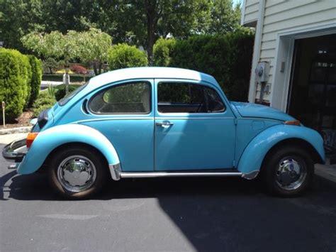 Volkswagen Beetle Classic 1975 Miami Blue For Sale 1975 Vw Beetle