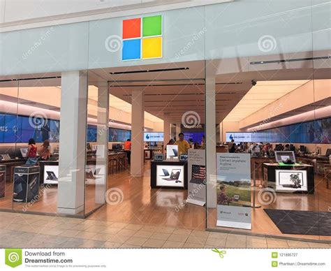 Microsoft Retail Store Editorial Photography Image Of Retail 121895727