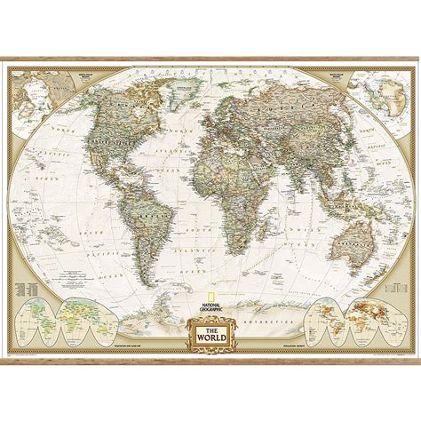 World Executive Wall Map Geographica