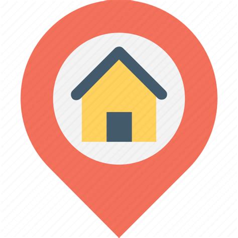 Home Location House Map Navigation Pin Icon