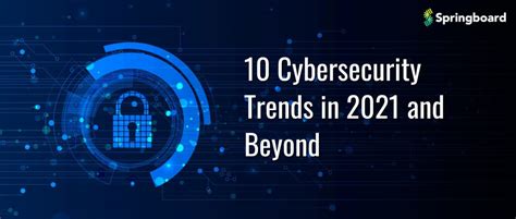 10 Cybersecurity Trends in 2021 and Beyond | Springboard Blog