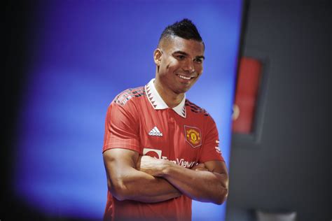 Photos Casemiro Pictured Wearing Manchester United Kit For First Time
