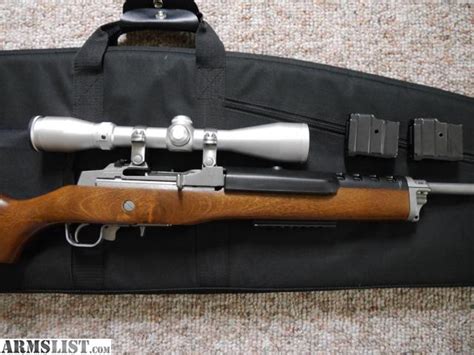 Armslist For Sale Stainless Ruger Mini 14 Ranch Rifle