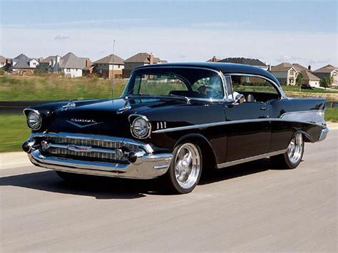 57 Chevy With 632 Cubic Inches Of American Muscle Coches Clásicos