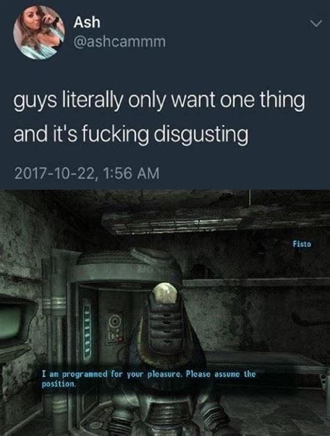 Please Assume The Position Falloutmemes