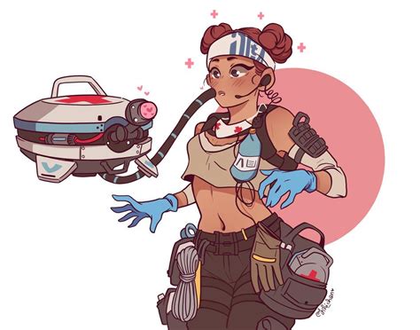 Romantic art cute comics kawaii art character design anime crossover manga character art anime poses reference comic art. Here Is Some Lifeline Art I Found :)) : apexlegends