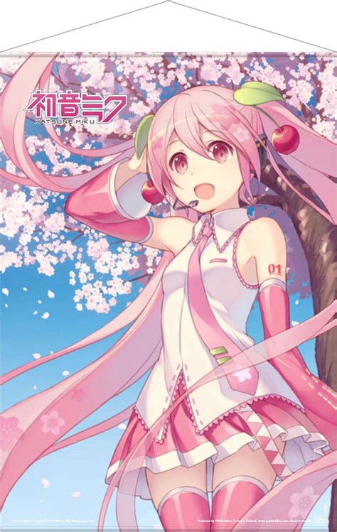 Vocaloid Hatsune Miku Cherry Blossom Ver Wallscroll Animerch