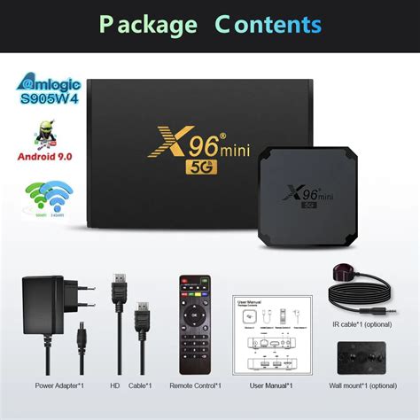 X96 Mini 5g Android 90 Tv Box X96mini Smart 2gb 16gb Amlogic S905w4