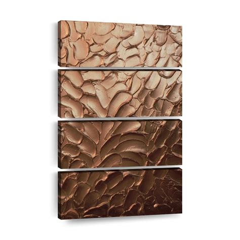 Metallic Copper Wall Art Painting By Amber Lamoreaux