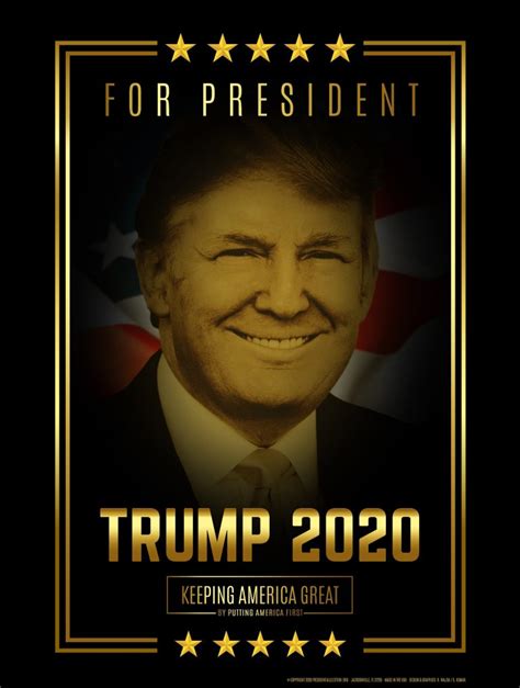 Donald Trump Campaign Poster Set 2020