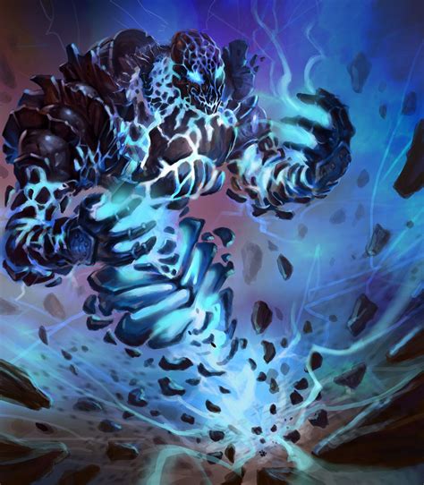 Lightning Elemental Chalmer Relatorre Fantasy Monster Warcraft Art