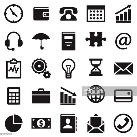 Business Icon Set High Res Vector Graphic Getty Images
