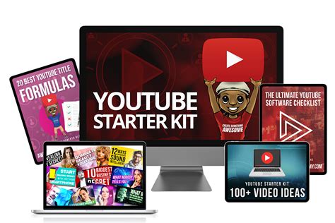 Youtube Starter Kit 100 Customizable Youtube Templates For 99