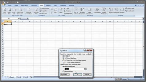 How To Extract Data Onto A Table Using Excel 2007 Ms Excel Tips Youtube