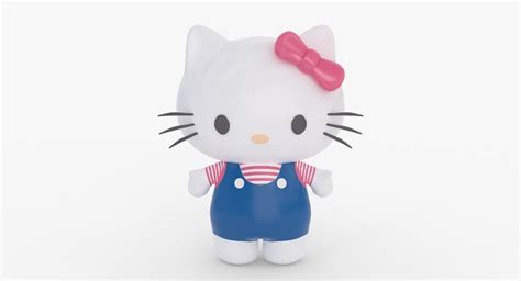 3d Model Hello Kitty Vr Ar Low Poly Cgtrader
