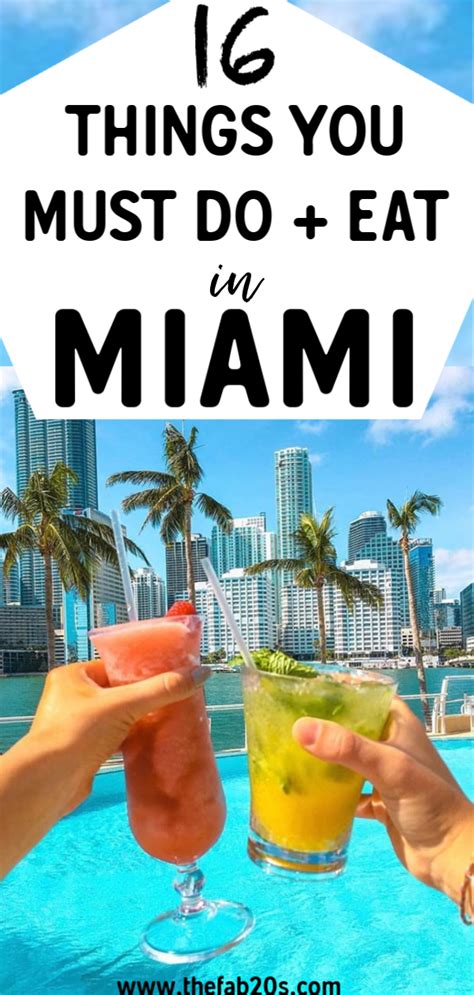 16 Things You Must Do And Eat In Miami - TheFab20s