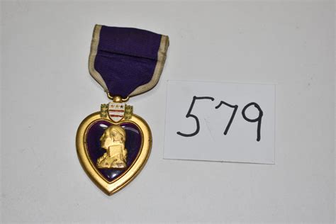 Sold Price Us Wwii Named Purple Heart Medal April 6 0121 930 Am Edt