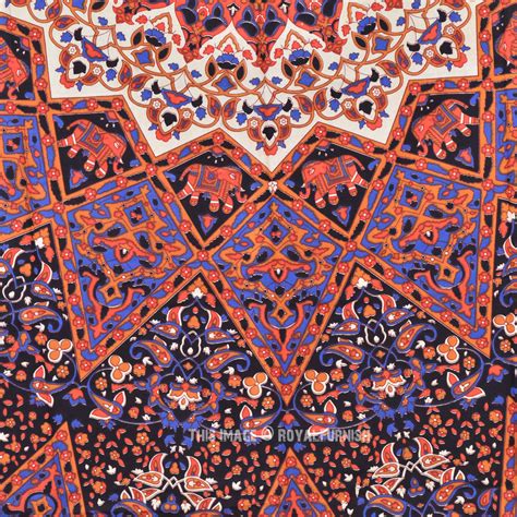 Its dreamy design makes a beautiful addition to the bedroom. Twin Multicolor Cool Star Mandala College Dorm India ...