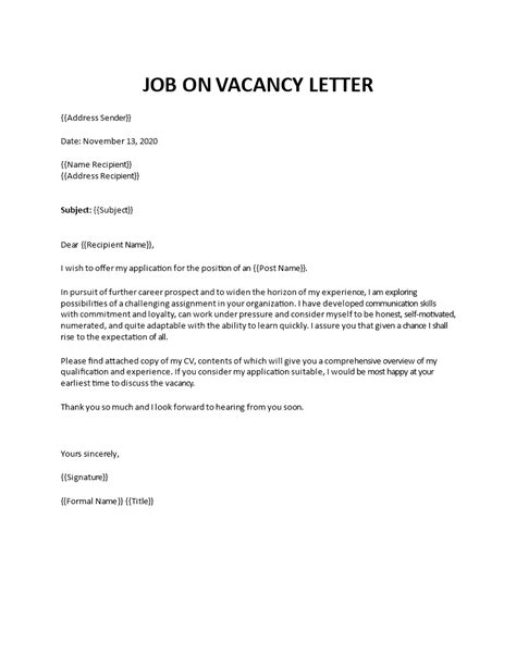 Very Simple Cover Letter If Youre Working For An Organization