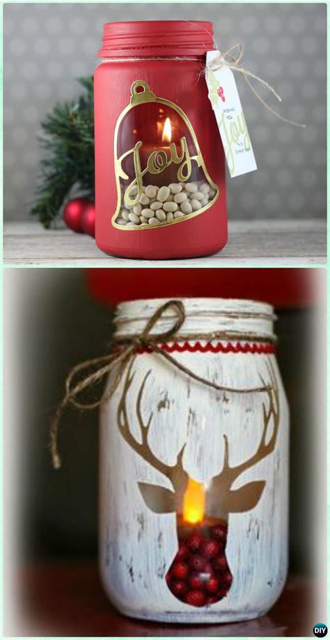 12 Diy Christmas Mason Jar Lighting Craft Ideas Do It Yourself Ideas And Projects