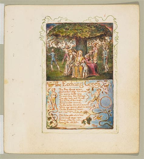 William Blake Songs Of Innocence And Of Experience The Ecchoing