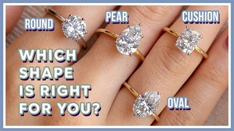 Which Diamond Shape Is Right For You Round Vs Cushion Vs Oval Vs