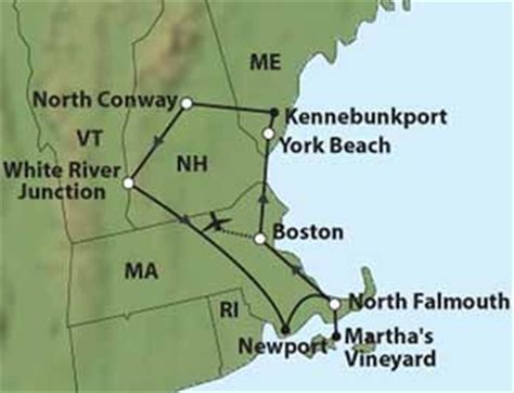 Maybe you would like to learn more about one of these? driving map of new england for fall colors | Tour ...