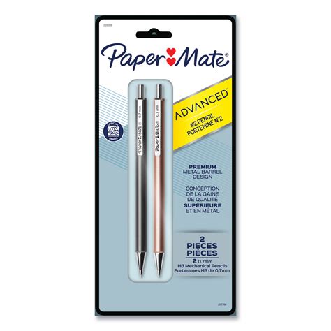 Paper Mate® Advanced Mechanical Pencils Hb 2 07 Mm Black Lead