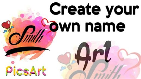 Create Your Own Name Art Graphics Pack Youtube