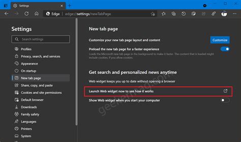 How To Show Edge Web Widget In Windows 10 Taskbar